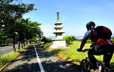 Recorrido de bici en Gyeongju, Corea