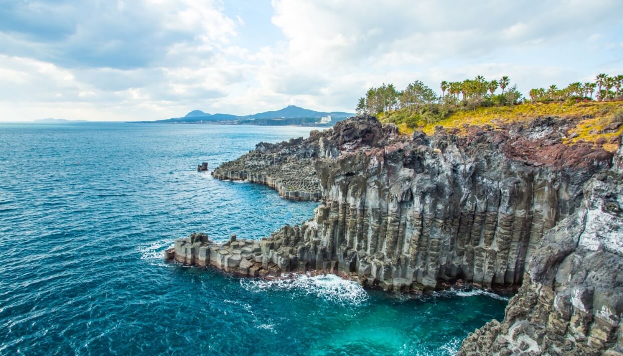 las informaciones de la isla Jeju
Jusangjeolli - jeju