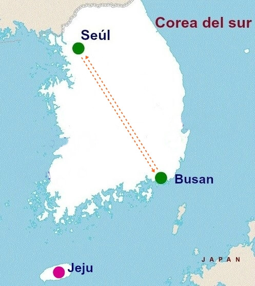 Corea del sur por 5 dias
