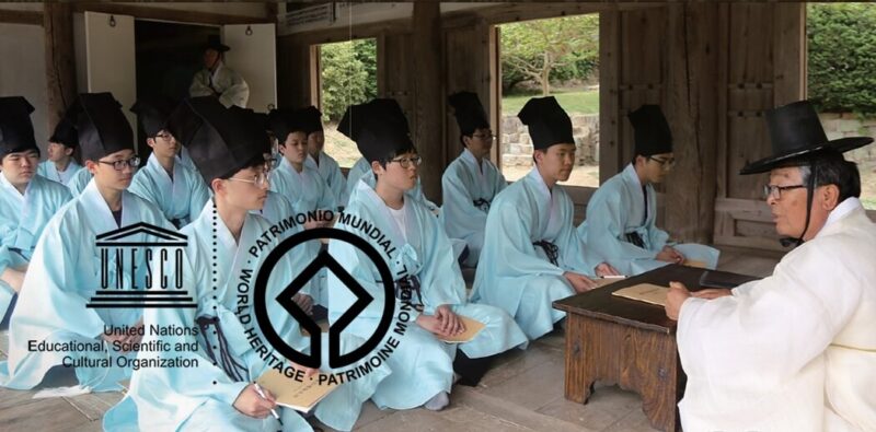 El patrimorio cutural por la UNESCO en Corea del sur