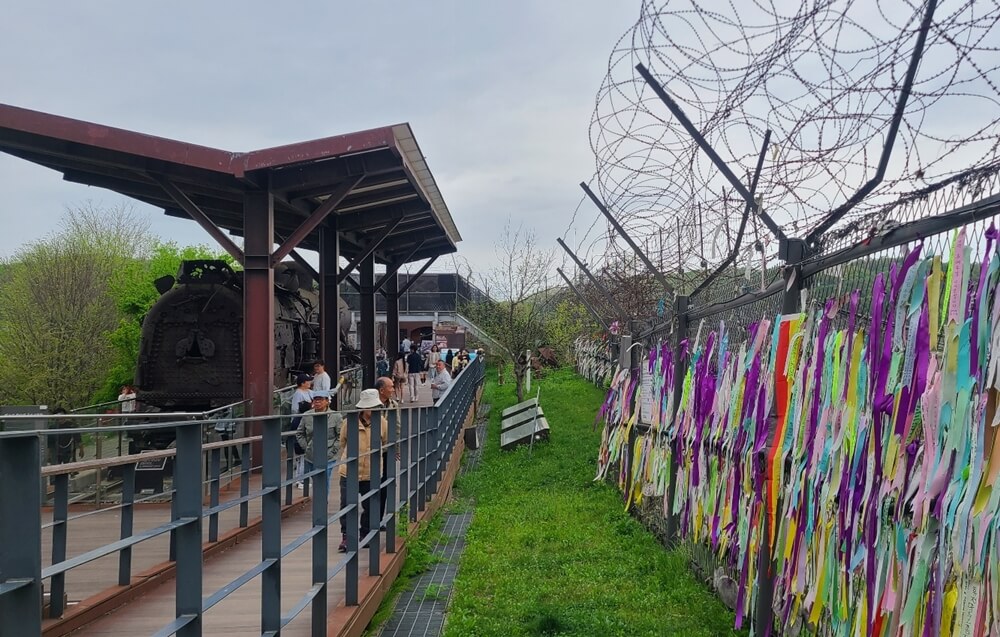 Trén que se quedó en DMZ desde la guerra coreana