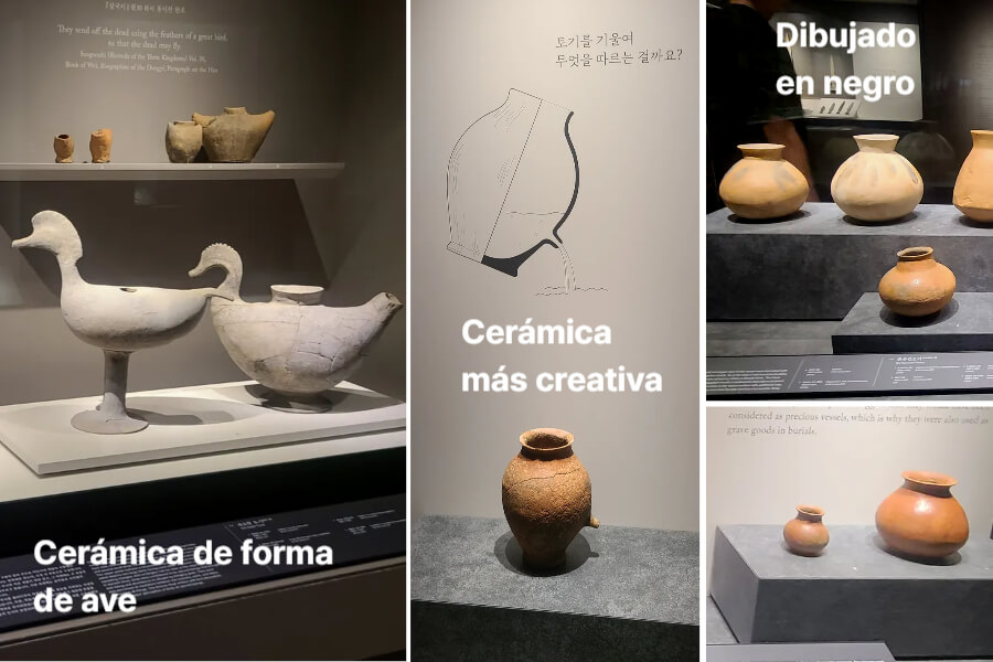 Cerámicas más detalladas para objeto ritual durante la Edad de Bronce