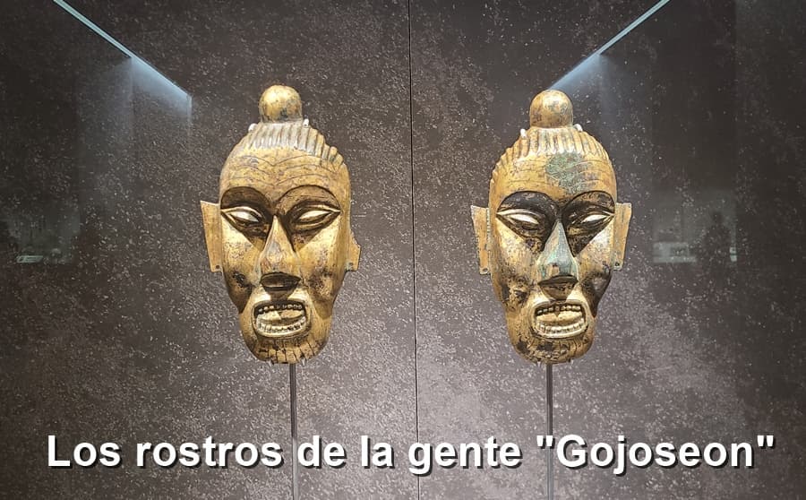 Las caras de la gente de Corea durante la época de Gojoseon
