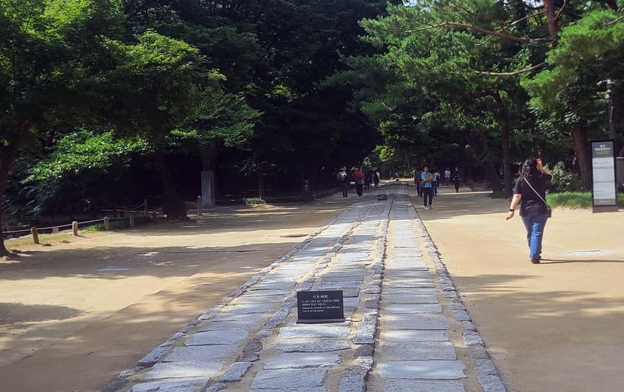 Sinro es el camino para espíritus en Jongmyo